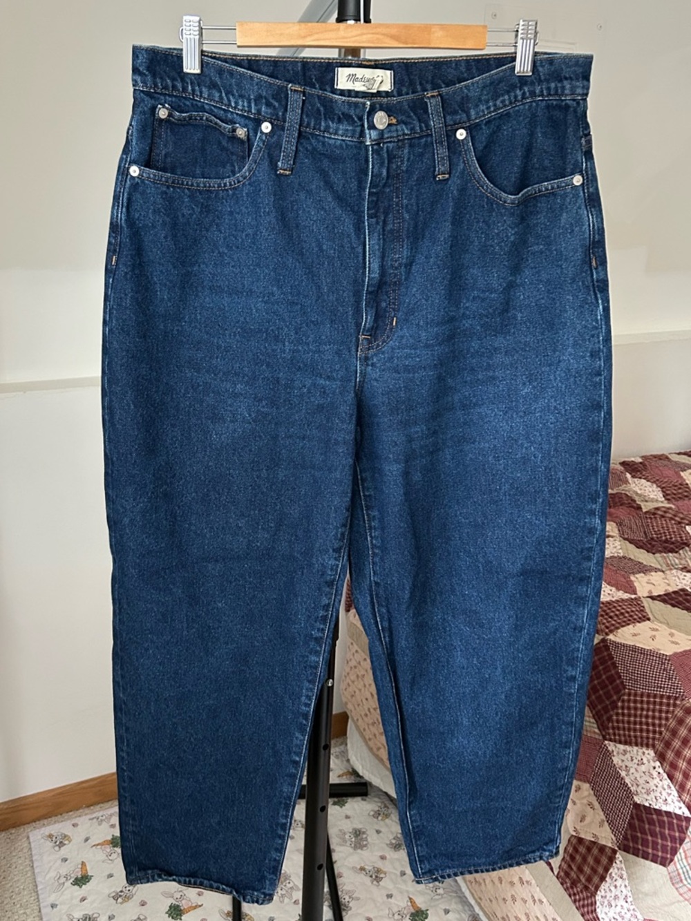 Madewell Balloon Barrel Wide Leg Jean 33